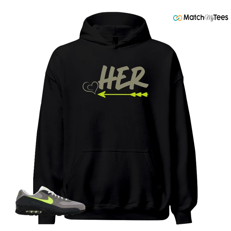 NIKE AIR MAX 90 NEON SNEAKER Matching Tees hoodie