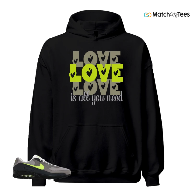 NIKE AIR MAX 90 NEON SNEAKER Matching Tees hoodie