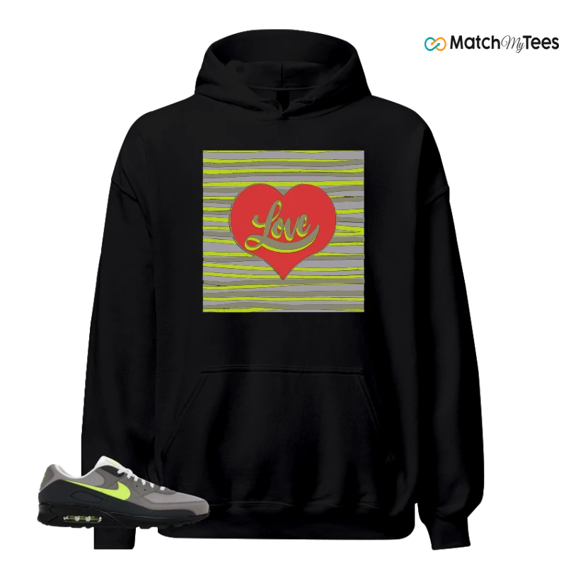 NIKE AIR MAX 90 NEON SNEAKER Matching Tees hoodie