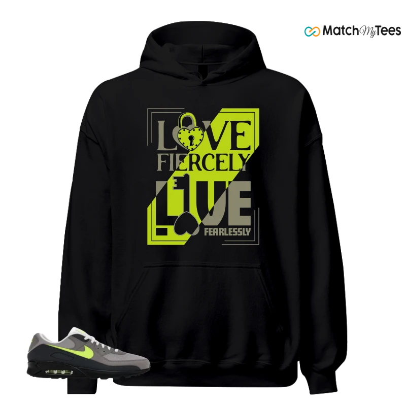 NIKE AIR MAX 90 NEON SNEAKER Matching Tees hoodie