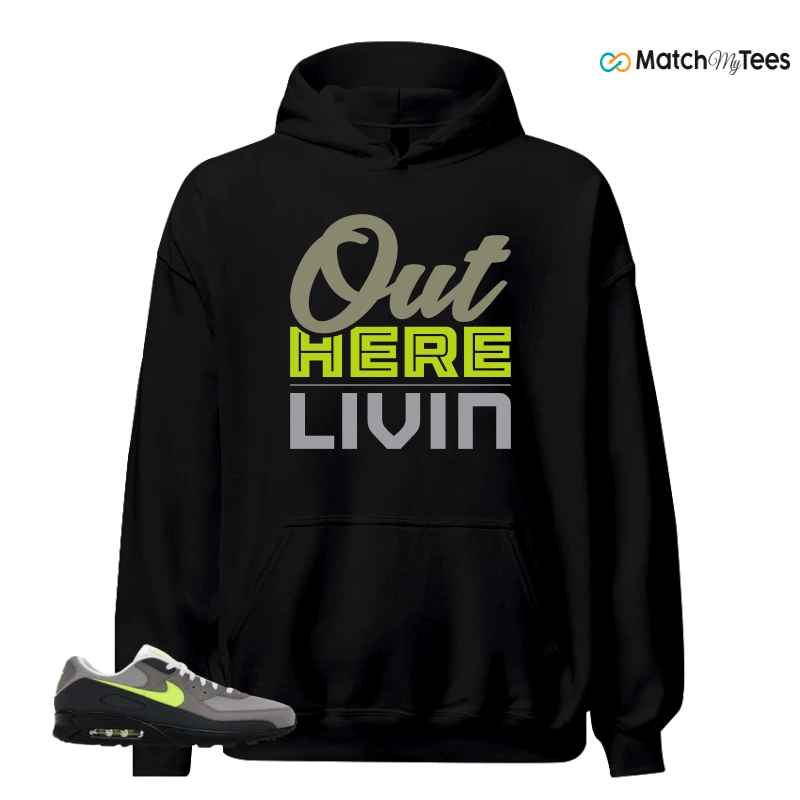 NIKE AIR MAX 90 NEON SNEAKER Matching Tees hoodie