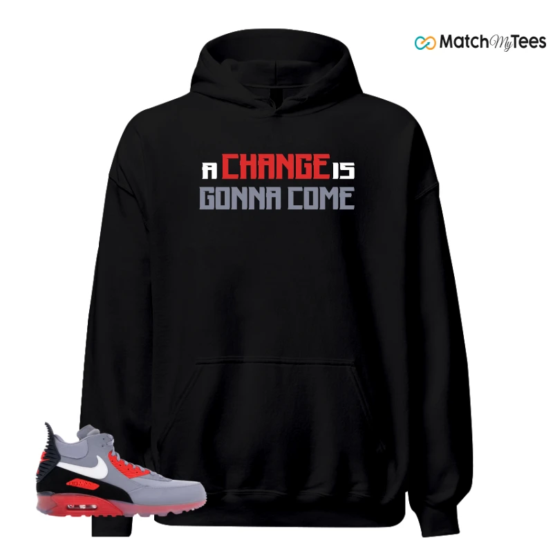 NIKE AIR MAX 90 SNEAKERBOOT ICE WOLF GREY INFRARED SNEAKER Matching Tees hoodie