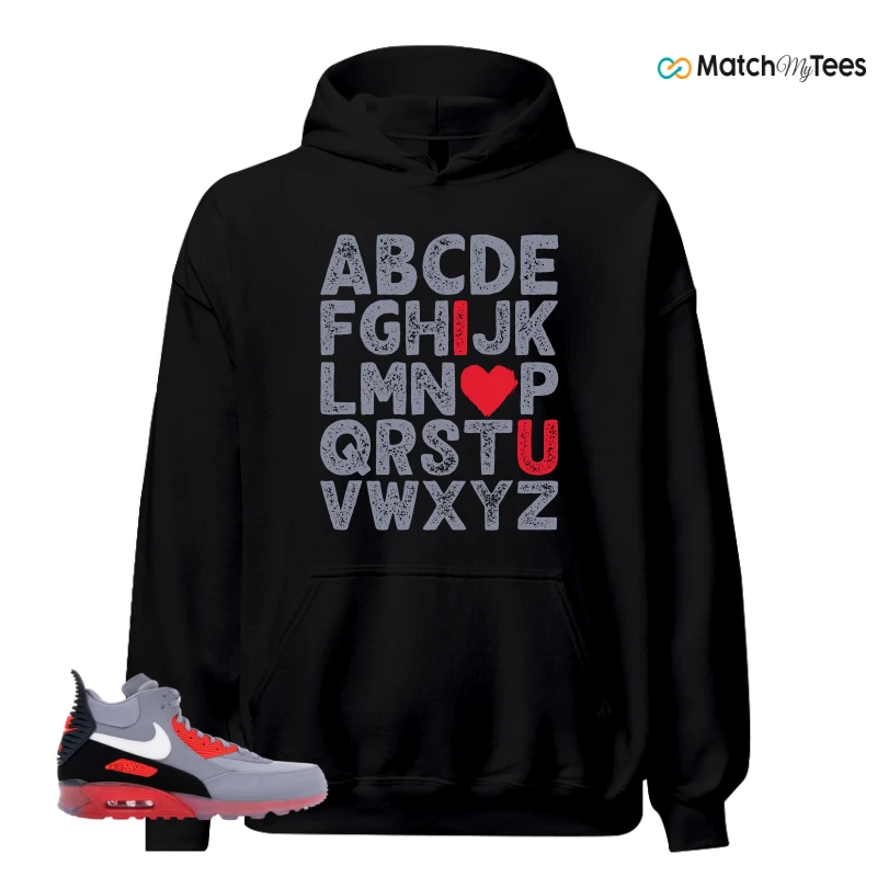 NIKE AIR MAX 90 SNEAKERBOOT ICE WOLF GREY INFRARED SNEAKER Matching Tees hoodie