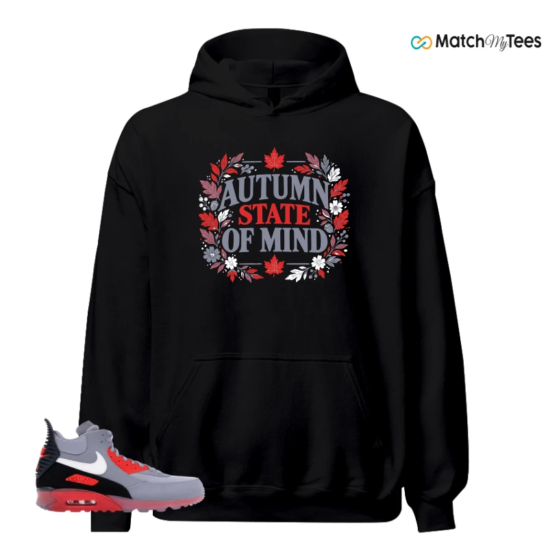 NIKE AIR MAX 90 SNEAKERBOOT ICE WOLF GREY INFRARED SNEAKER Matching Tees hoodie