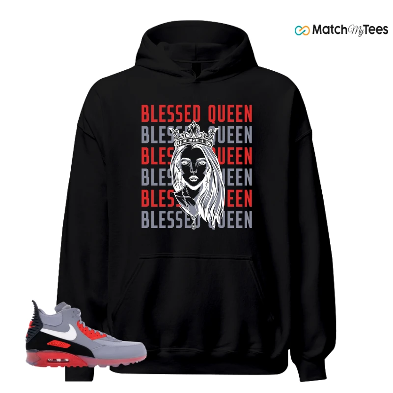 NIKE AIR MAX 90 SNEAKERBOOT ICE WOLF GREY INFRARED SNEAKER Matching Tees hoodie