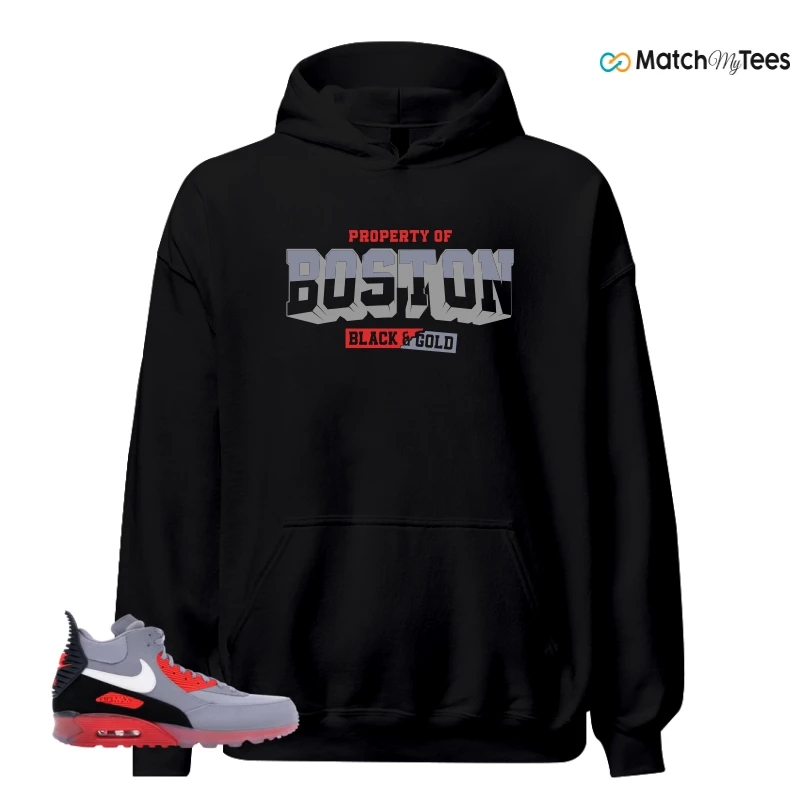 NIKE AIR MAX 90 SNEAKERBOOT ICE WOLF GREY INFRARED SNEAKER Matching Tees hoodie