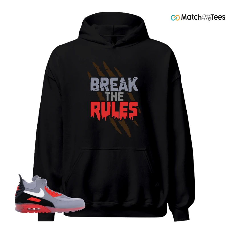 NIKE AIR MAX 90 SNEAKERBOOT ICE WOLF GREY INFRARED SNEAKER Matching Tees hoodie