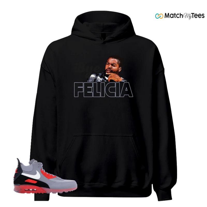 NIKE AIR MAX 90 SNEAKERBOOT ICE WOLF GREY INFRARED SNEAKER Matching Tees hoodie