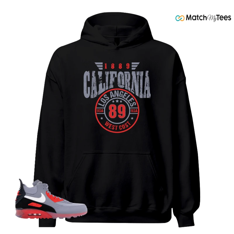 NIKE AIR MAX 90 SNEAKERBOOT ICE WOLF GREY INFRARED SNEAKER Matching Tees hoodie