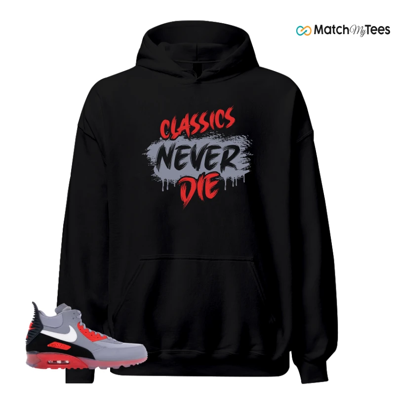 NIKE AIR MAX 90 SNEAKERBOOT ICE WOLF GREY INFRARED SNEAKER Matching Tees hoodie