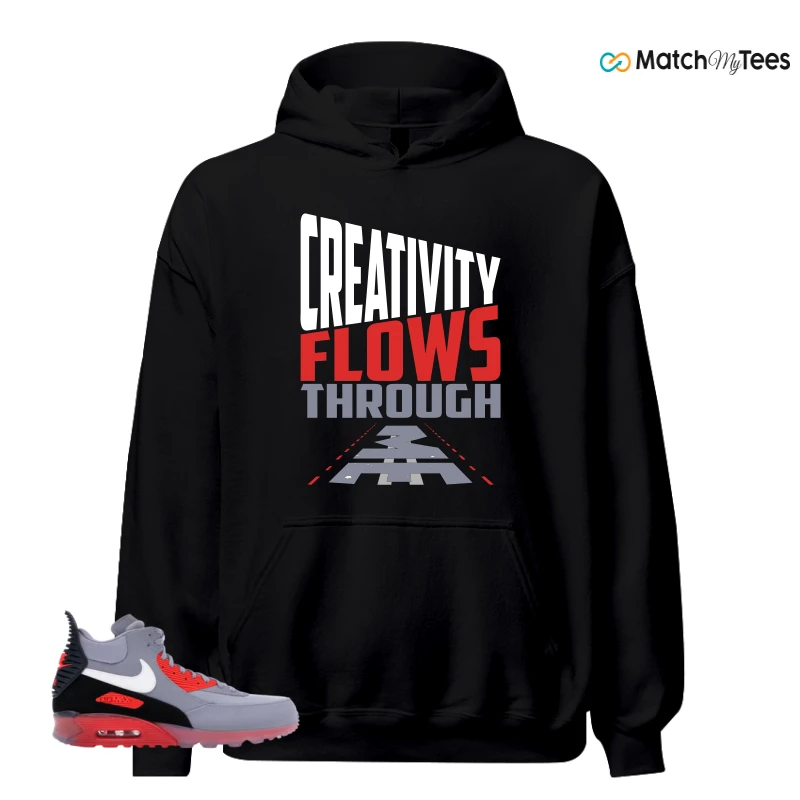 NIKE AIR MAX 90 SNEAKERBOOT ICE WOLF GREY INFRARED SNEAKER Matching Tees hoodie