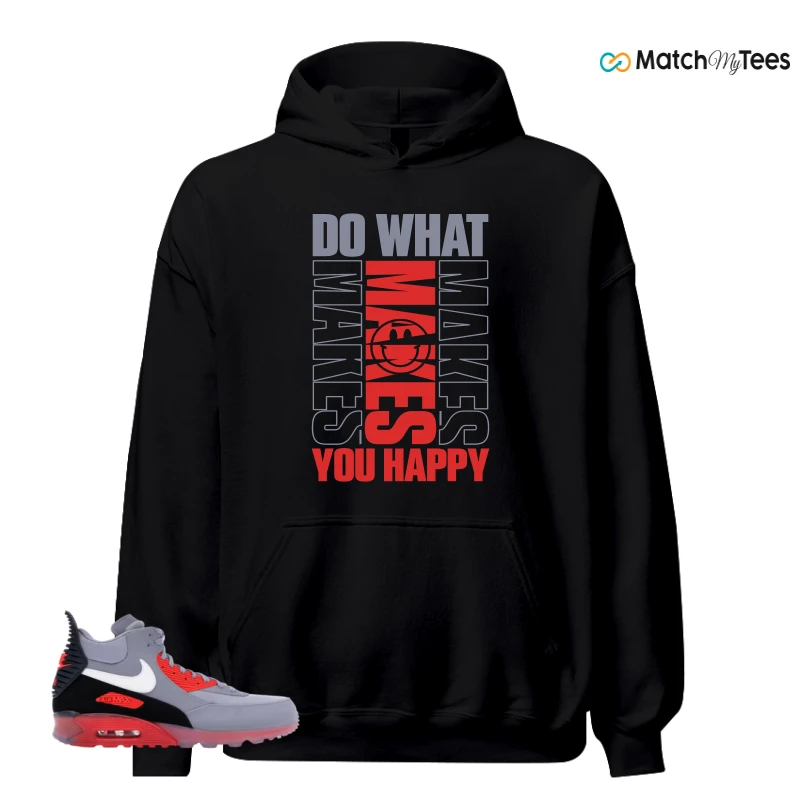 NIKE AIR MAX 90 SNEAKERBOOT ICE WOLF GREY INFRARED SNEAKER Matching Tees hoodie
