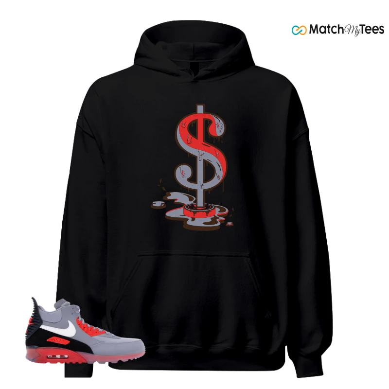 NIKE AIR MAX 90 SNEAKERBOOT ICE WOLF GREY INFRARED SNEAKER Matching Tees hoodie