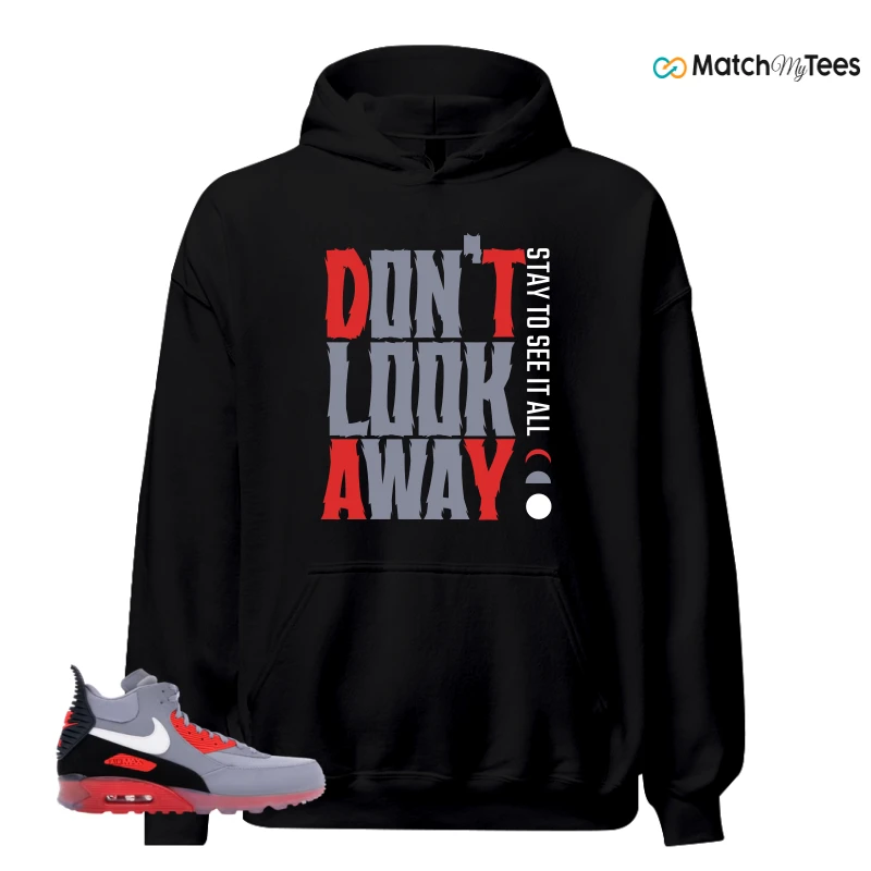 NIKE AIR MAX 90 SNEAKERBOOT ICE WOLF GREY INFRARED SNEAKER Matching Tees hoodie