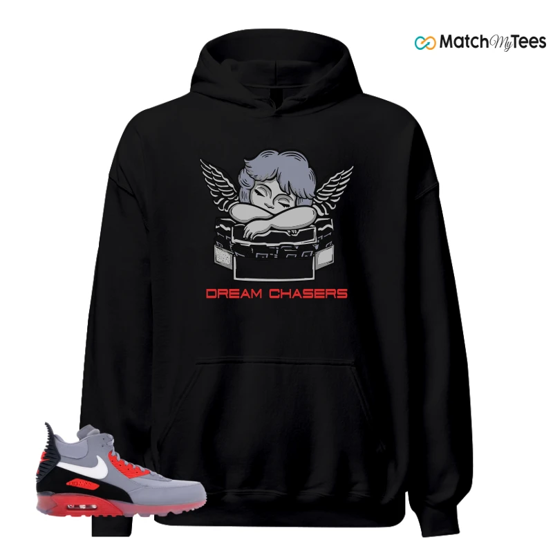 NIKE AIR MAX 90 SNEAKERBOOT ICE WOLF GREY INFRARED SNEAKER Matching Tees hoodie