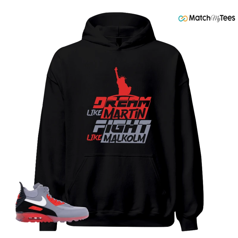 NIKE AIR MAX 90 SNEAKERBOOT ICE WOLF GREY INFRARED SNEAKER Matching Tees hoodie