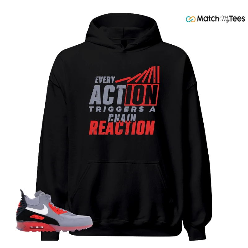 NIKE AIR MAX 90 SNEAKERBOOT ICE WOLF GREY INFRARED SNEAKER Matching Tees hoodie