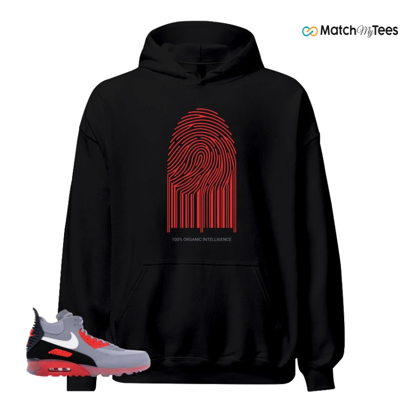 NIKE AIR MAX 90 SNEAKERBOOT ICE WOLF GREY INFRARED SNEAKER Matching Tees hoodie