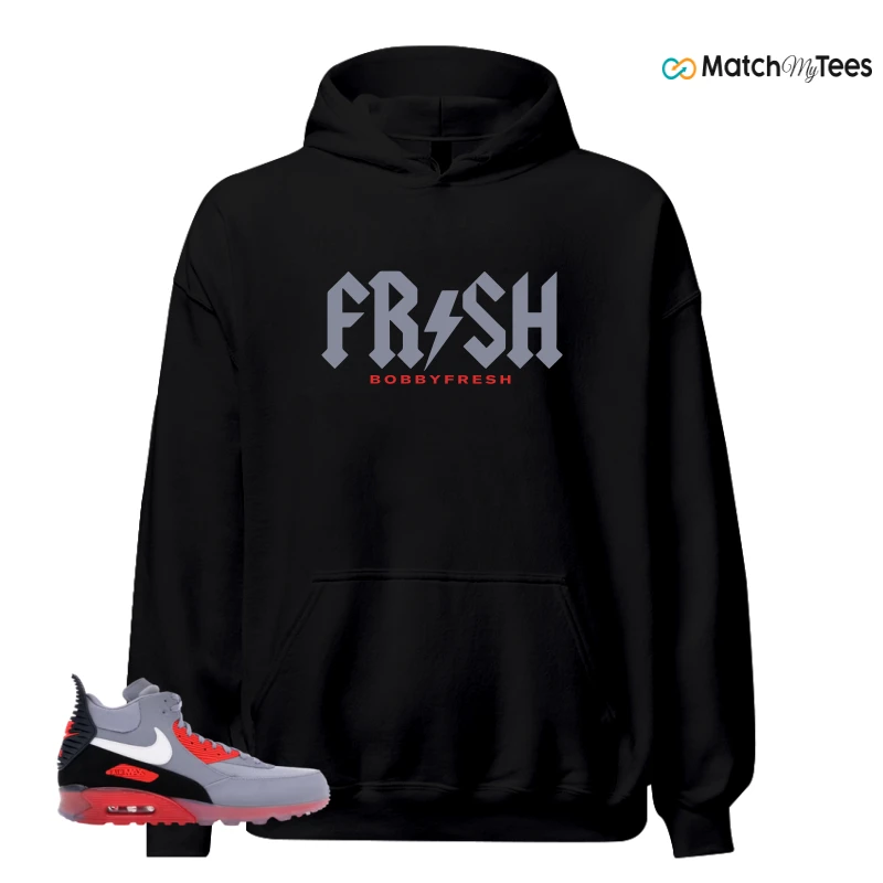 NIKE AIR MAX 90 SNEAKERBOOT ICE WOLF GREY INFRARED SNEAKER Matching Tees hoodie