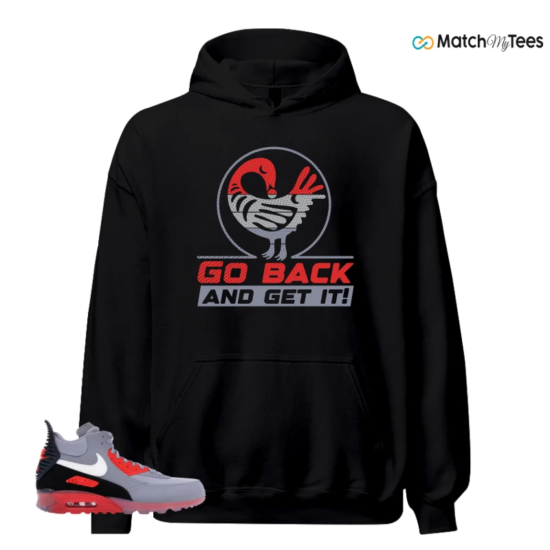 NIKE AIR MAX 90 SNEAKERBOOT ICE WOLF GREY INFRARED SNEAKER Matching Tees hoodie