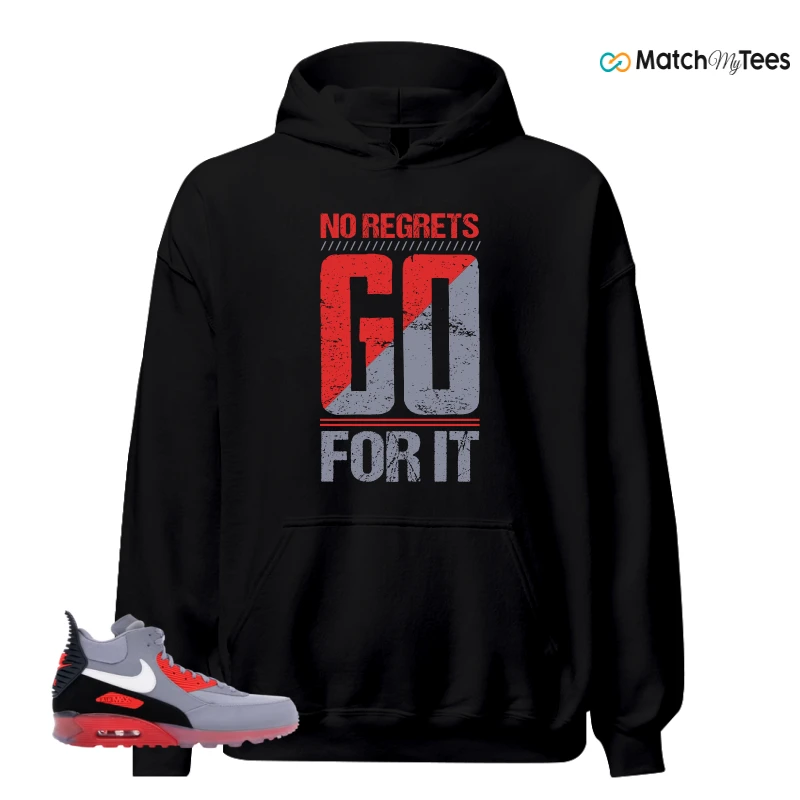 NIKE AIR MAX 90 SNEAKERBOOT ICE WOLF GREY INFRARED SNEAKER Matching Tees hoodie