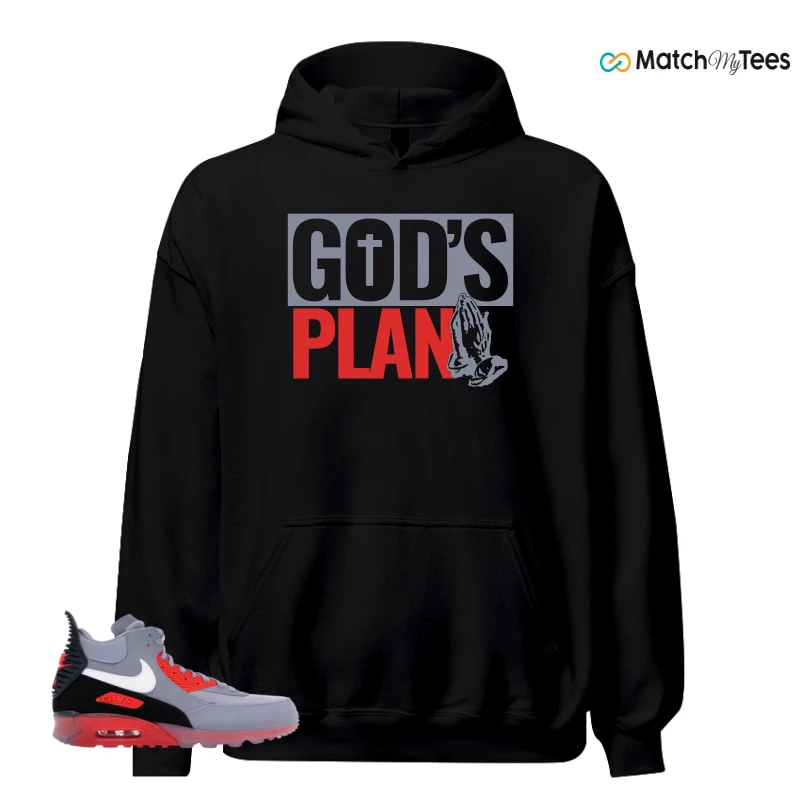 NIKE AIR MAX 90 SNEAKERBOOT ICE WOLF GREY INFRARED SNEAKER Matching Tees hoodie
