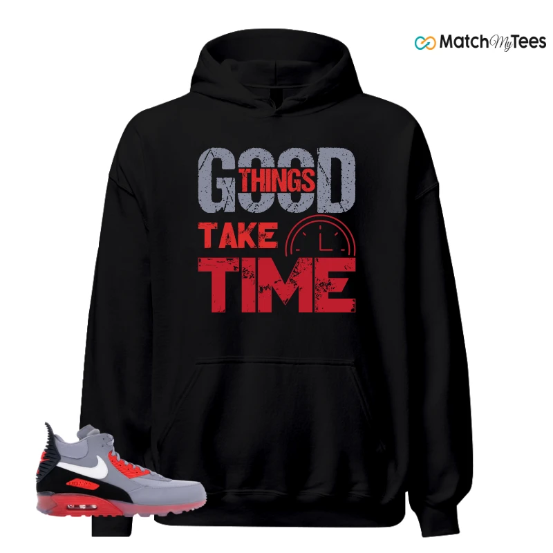 NIKE AIR MAX 90 SNEAKERBOOT ICE WOLF GREY INFRARED SNEAKER Matching Tees hoodie