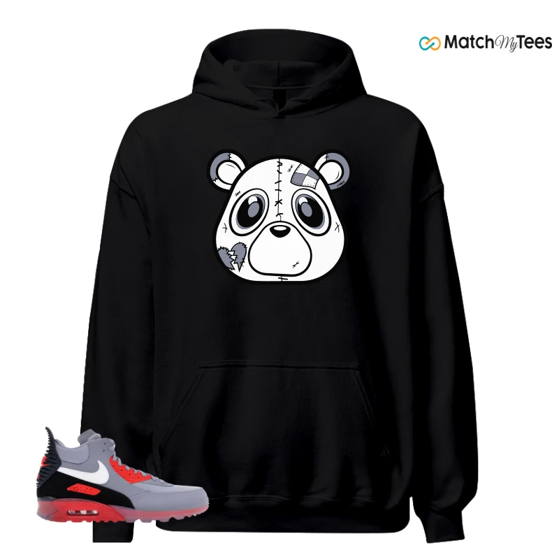 NIKE AIR MAX 90 SNEAKERBOOT ICE WOLF GREY INFRARED SNEAKER Matching Tees hoodie