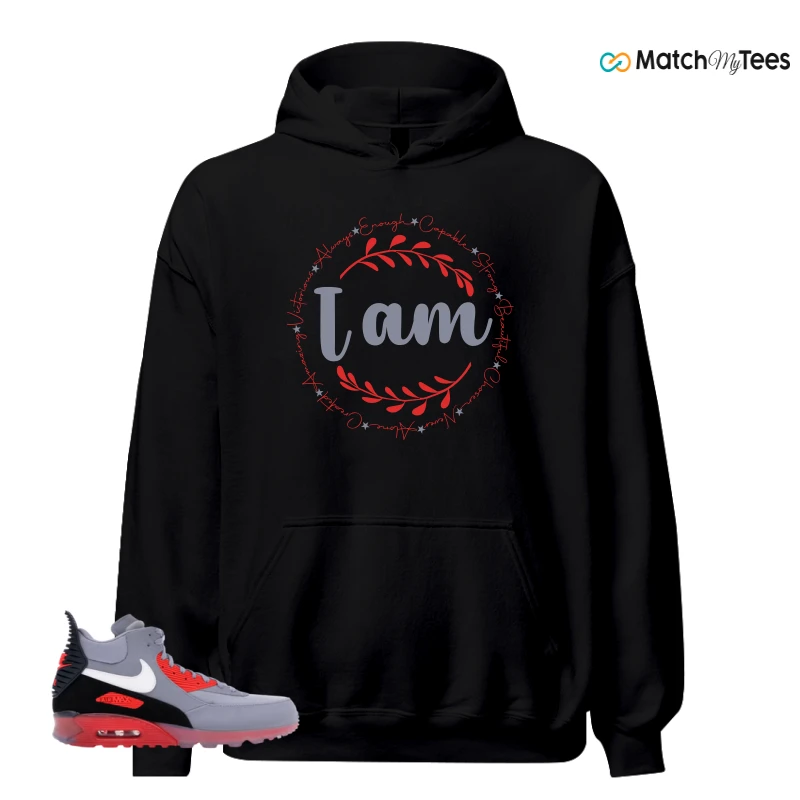 NIKE AIR MAX 90 SNEAKERBOOT ICE WOLF GREY INFRARED SNEAKER Matching Tees hoodie