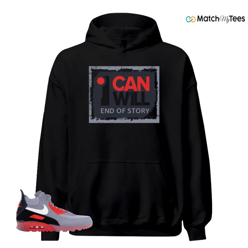 NIKE AIR MAX 90 SNEAKERBOOT ICE WOLF GREY INFRARED SNEAKER Matching Tees hoodie