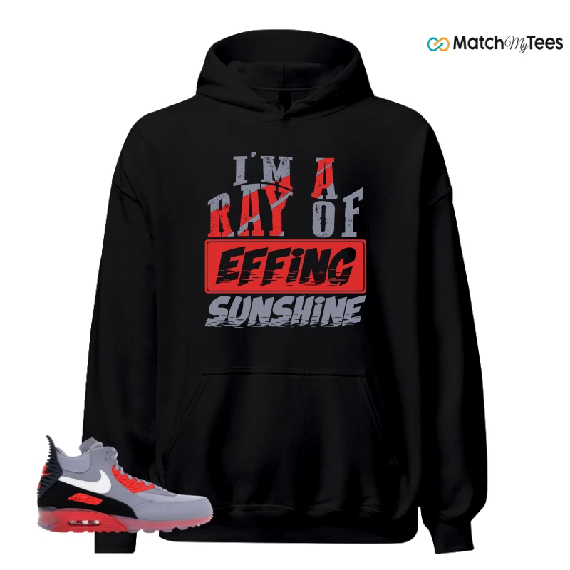 NIKE AIR MAX 90 SNEAKERBOOT ICE WOLF GREY INFRARED SNEAKER Matching Tees hoodie