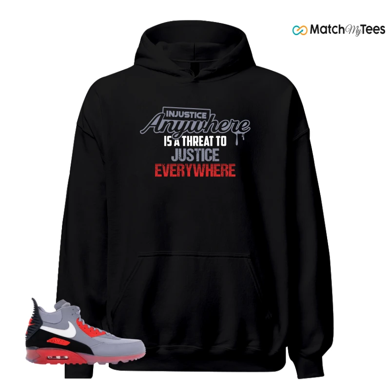 NIKE AIR MAX 90 SNEAKERBOOT ICE WOLF GREY INFRARED SNEAKER Matching Tees hoodie