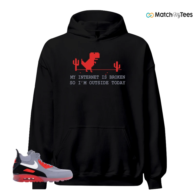 NIKE AIR MAX 90 SNEAKERBOOT ICE WOLF GREY INFRARED SNEAKER Matching Tees hoodie