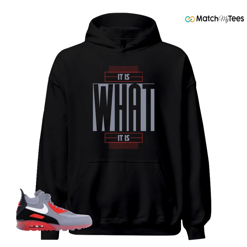 NIKE AIR MAX 90 SNEAKERBOOT ICE WOLF GREY INFRARED SNEAKER Matching Tees hoodie