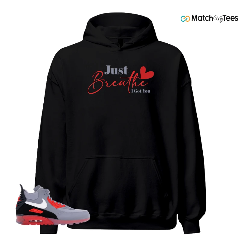 NIKE AIR MAX 90 SNEAKERBOOT ICE WOLF GREY INFRARED SNEAKER Matching Tees hoodie