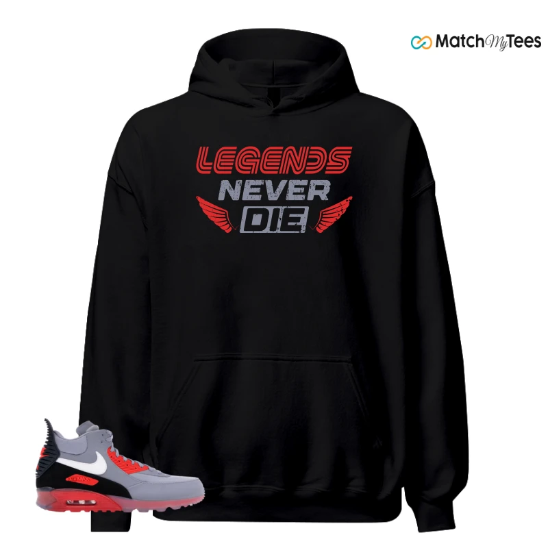 NIKE AIR MAX 90 SNEAKERBOOT ICE WOLF GREY INFRARED SNEAKER Matching Tees hoodie