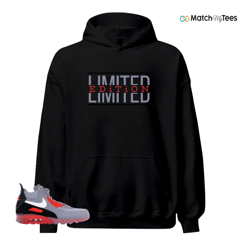 NIKE AIR MAX 90 SNEAKERBOOT ICE WOLF GREY INFRARED SNEAKER Matching Tees hoodie