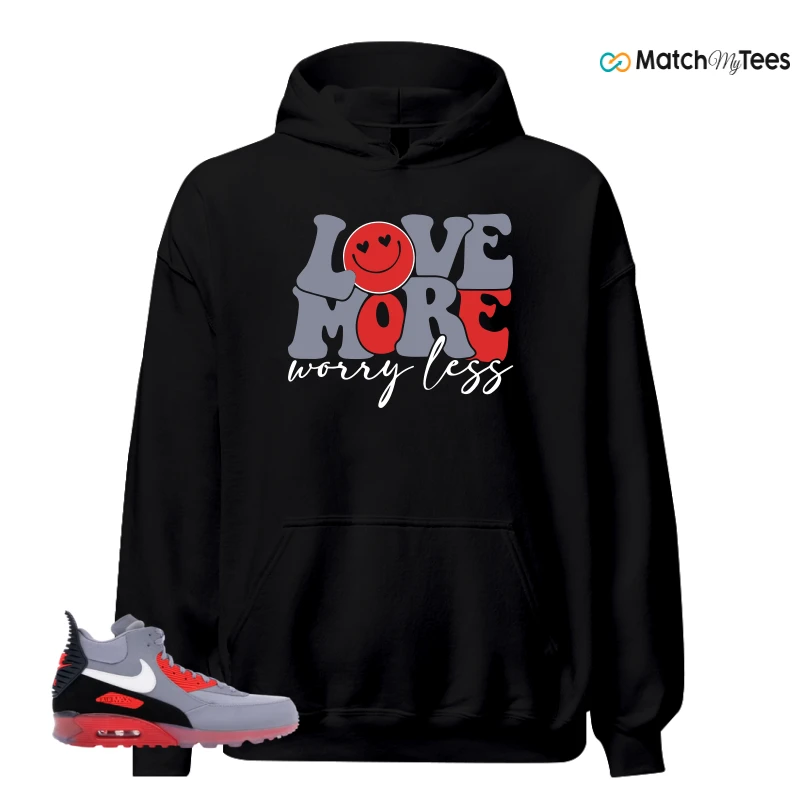 NIKE AIR MAX 90 SNEAKERBOOT ICE WOLF GREY INFRARED SNEAKER Matching Tees hoodie