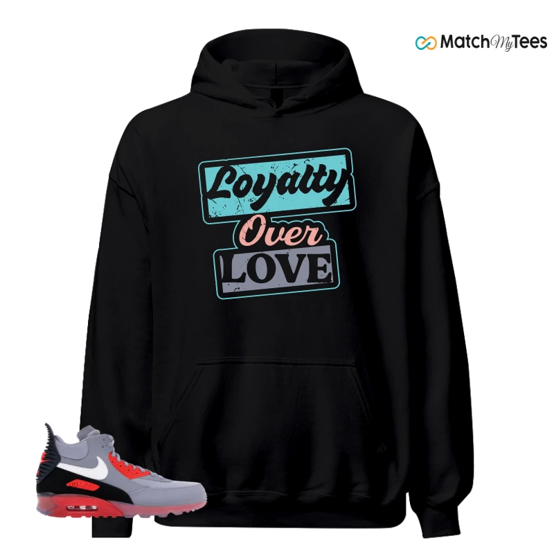 NIKE AIR MAX 90 SNEAKERBOOT ICE WOLF GREY INFRARED SNEAKER Matching Tees hoodie