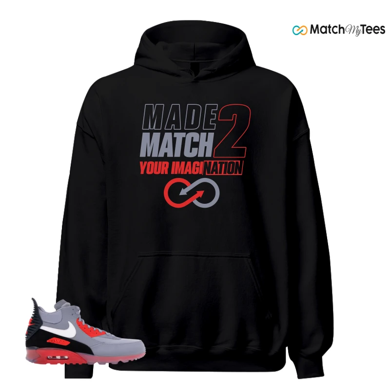 NIKE AIR MAX 90 SNEAKERBOOT ICE WOLF GREY INFRARED SNEAKER Matching Tees hoodie