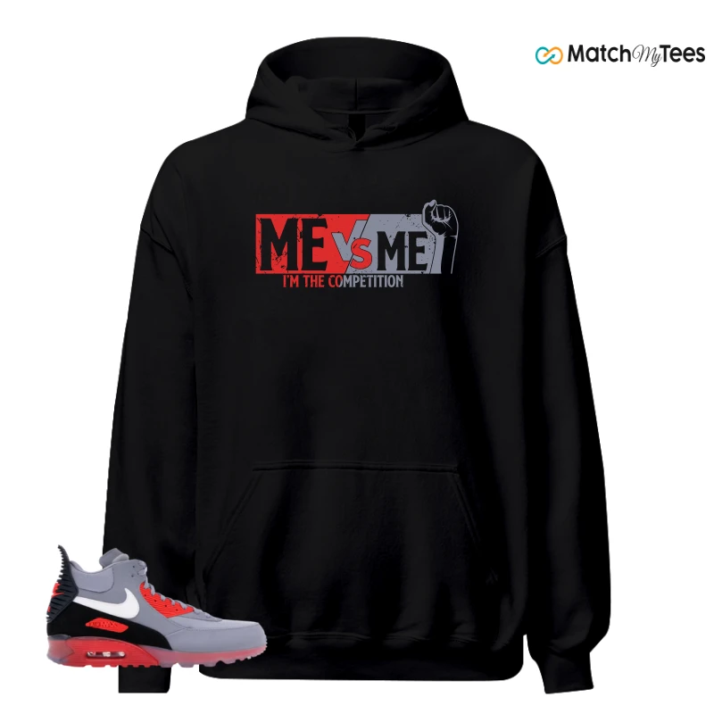 NIKE AIR MAX 90 SNEAKERBOOT ICE WOLF GREY INFRARED SNEAKER Matching Tees hoodie