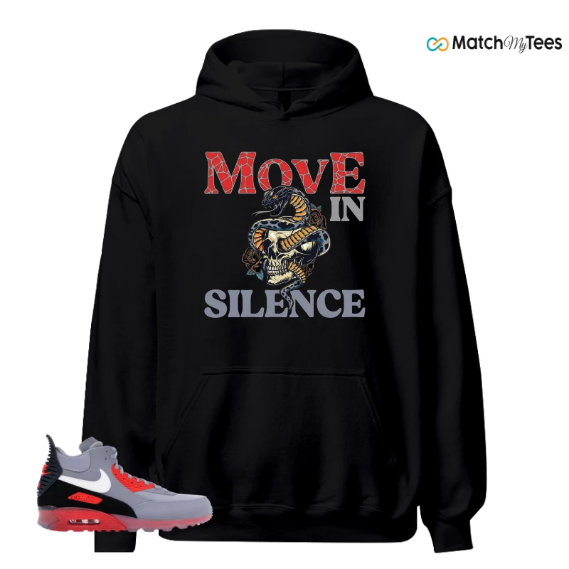 NIKE AIR MAX 90 SNEAKERBOOT ICE WOLF GREY INFRARED SNEAKER Matching Tees hoodie