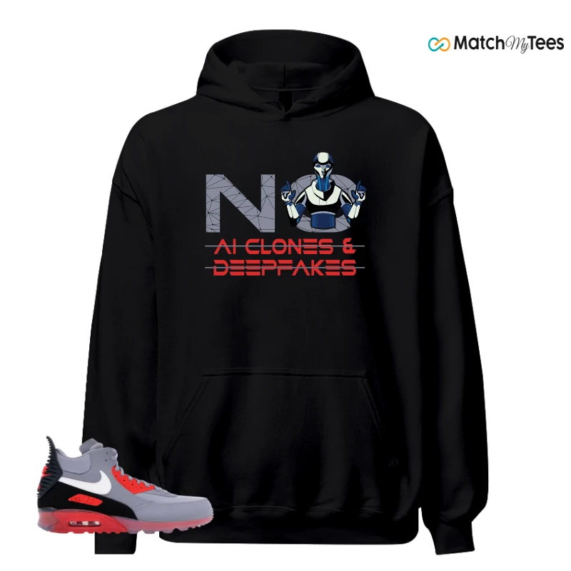 NIKE AIR MAX 90 SNEAKERBOOT ICE WOLF GREY INFRARED SNEAKER Matching Tees hoodie