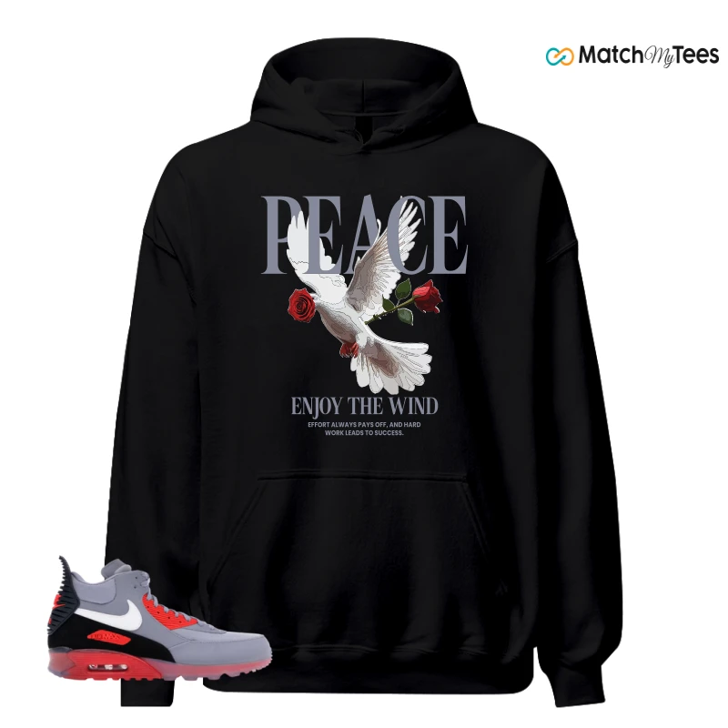NIKE AIR MAX 90 SNEAKERBOOT ICE WOLF GREY INFRARED SNEAKER Matching Tees hoodie