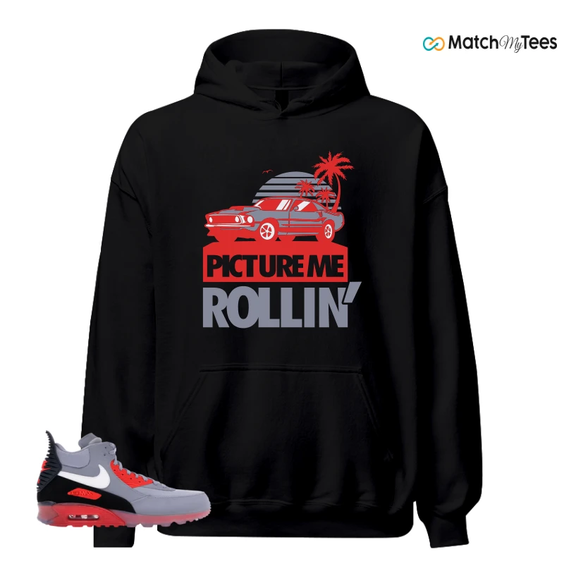 NIKE AIR MAX 90 SNEAKERBOOT ICE WOLF GREY INFRARED SNEAKER Matching Tees hoodie