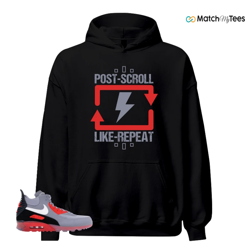 NIKE AIR MAX 90 SNEAKERBOOT ICE WOLF GREY INFRARED SNEAKER Matching Tees hoodie