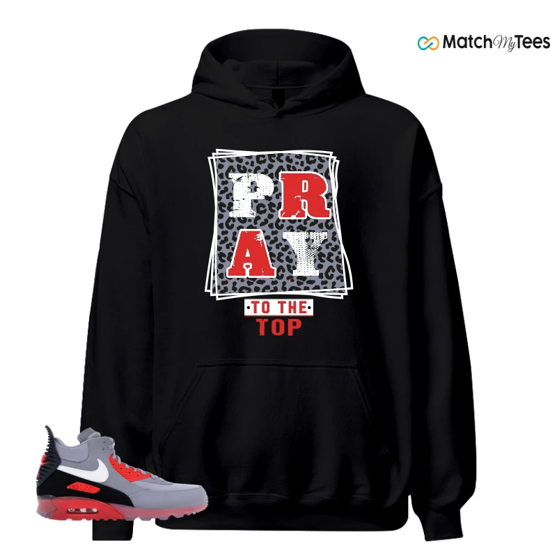 NIKE AIR MAX 90 SNEAKERBOOT ICE WOLF GREY INFRARED SNEAKER Matching Tees hoodie