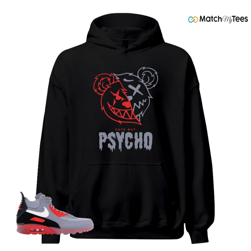 NIKE AIR MAX 90 SNEAKERBOOT ICE WOLF GREY INFRARED SNEAKER Matching Tees hoodie