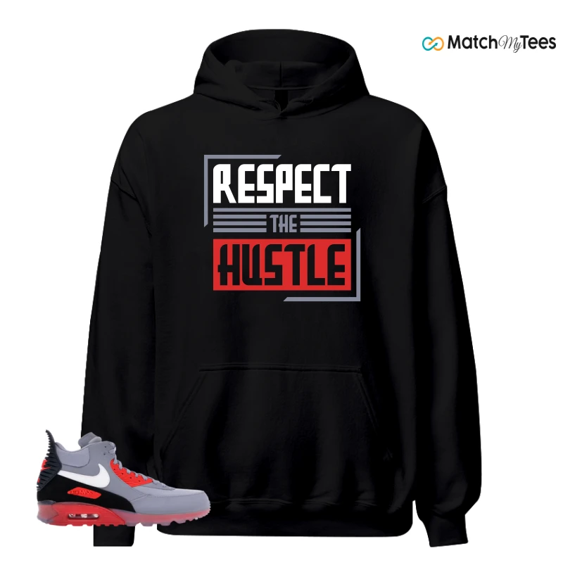 NIKE AIR MAX 90 SNEAKERBOOT ICE WOLF GREY INFRARED SNEAKER Matching Tees hoodie