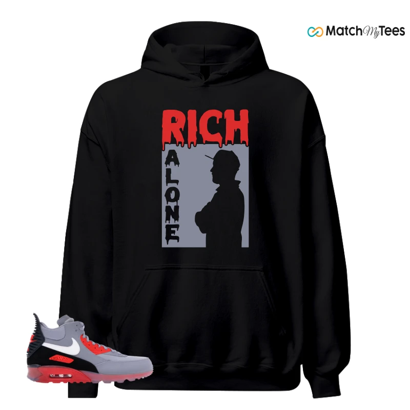 NIKE AIR MAX 90 SNEAKERBOOT ICE WOLF GREY INFRARED SNEAKER Matching Tees hoodie
